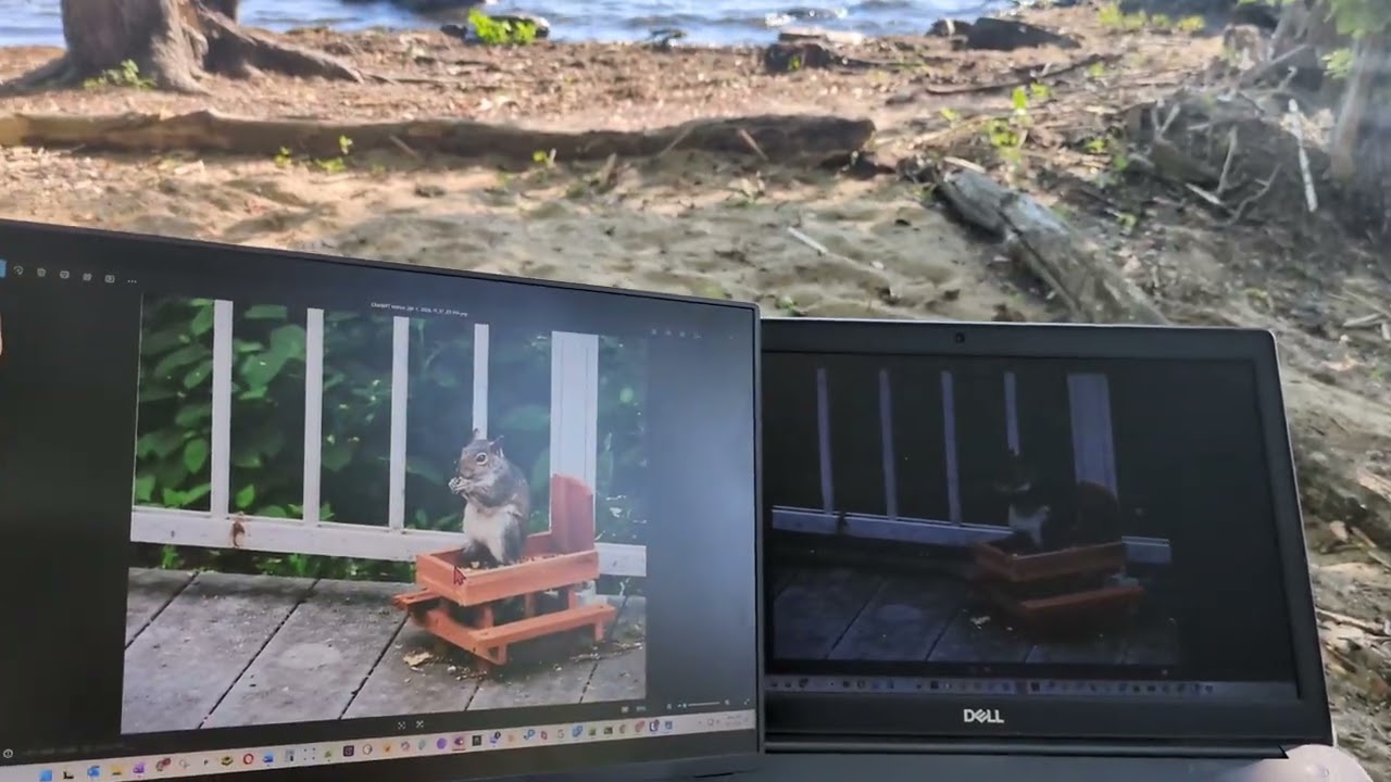 UPERFECT Portable Monitor 4K Great for Outdoor Work!