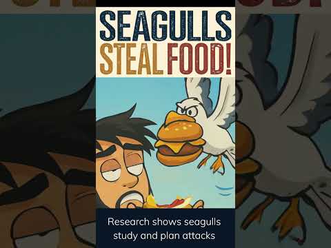Scientists Confirm That Seagulls Plot and Plan to Steal Your Food!