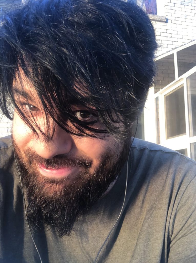 Mow job finished! Being silly and very moist!