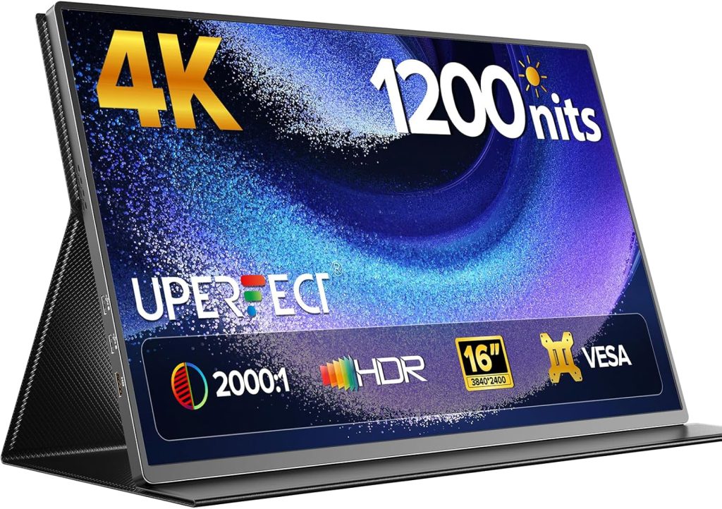 UPERFECT Portable Monitor 4K 16 inch