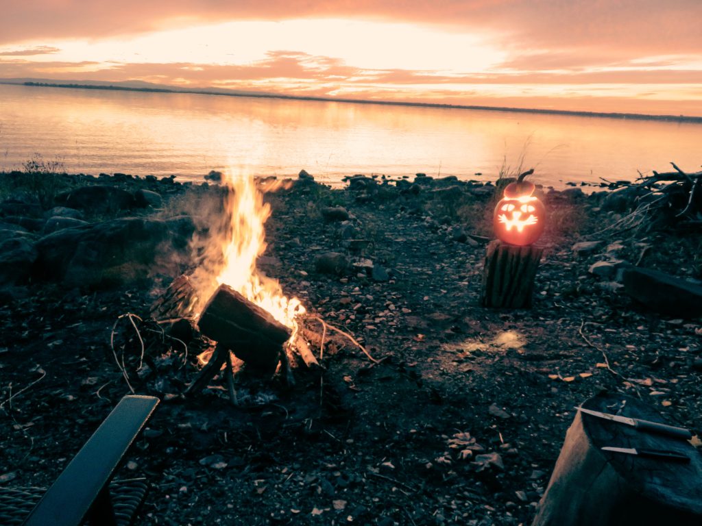 Halloween Pumpkin and fire!