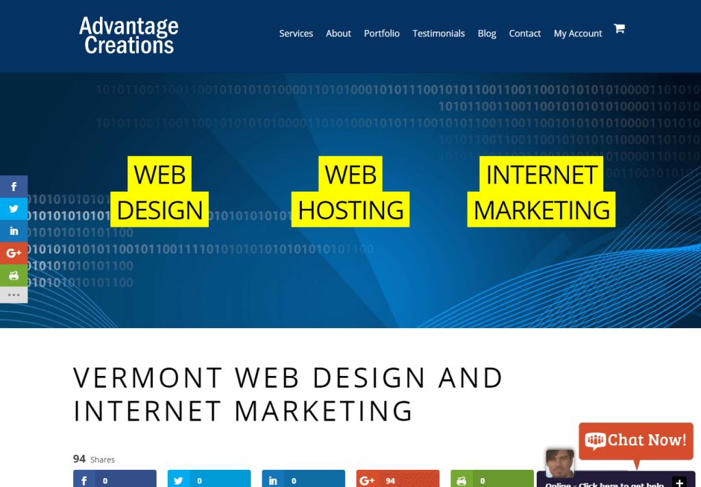 advantage creations screenshot