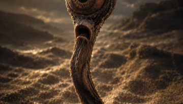one-eyed-alien-in-the-sand